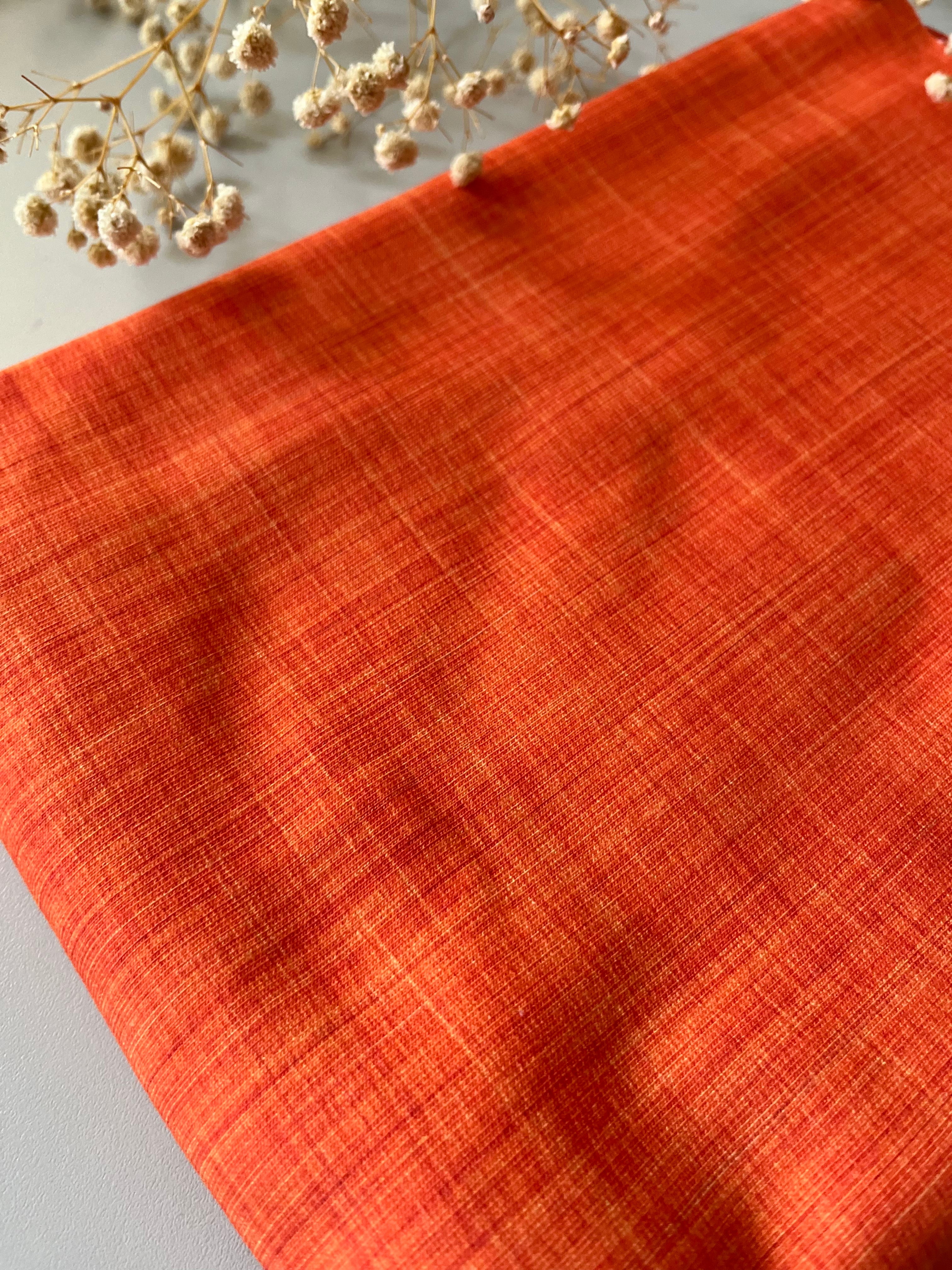 Orange Leinen Optik Dauervorbestellung